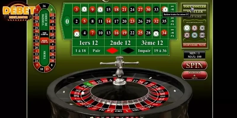 Chia sẻ luật chơi Roulette Debet đơn giản